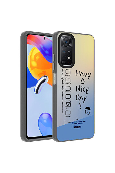 ECRUZ حافظة لهاتف Redmi Note 12 Pro 4G ذات غطاء صلب بنمط ECRZ Dragon - Yes