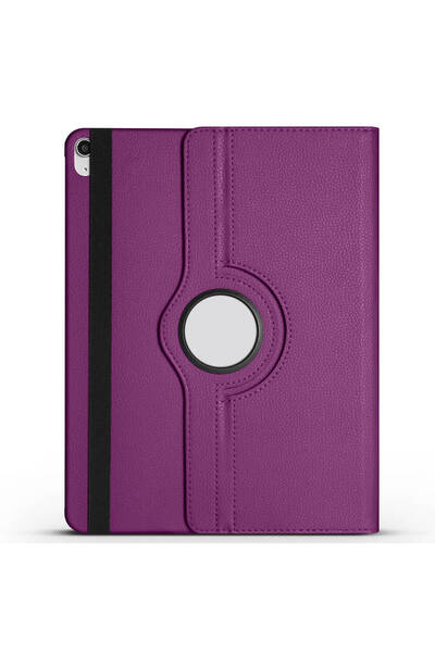 ECRUZ حافظة آيباد إير 13 2025 M3 ECRZ مع حامل قابل للدوران - أرجواني