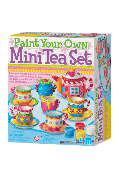 Genel Markalar Erkek Çocuk Oyuncak 4M Mini Çay Seti Boyama Seti Kız Çocuk Eği...