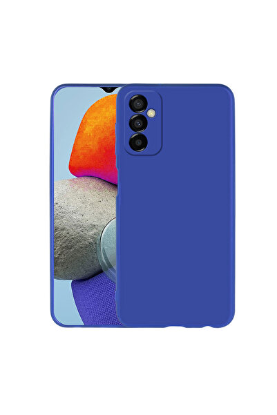 ECRUZ غطاء حماية سيليكون ECRZ Premier لهاتف Galaxy M23 - أزرق ساكس