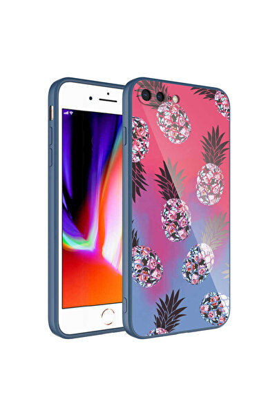 ECRUZ حافظة لهاتف iPhone 7 Plus مصنوعة من السيليكون الصلب المزخرف وغطاء إيبوك...