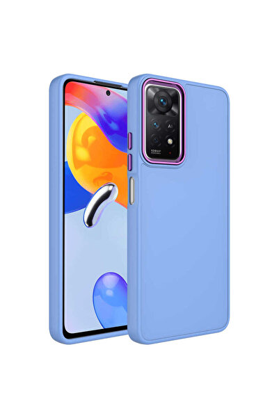 ECRUZ غطاء Redmi Note 11S العالمي من السيليكون ECRZ Luna مع إطار معدني وتصميم...