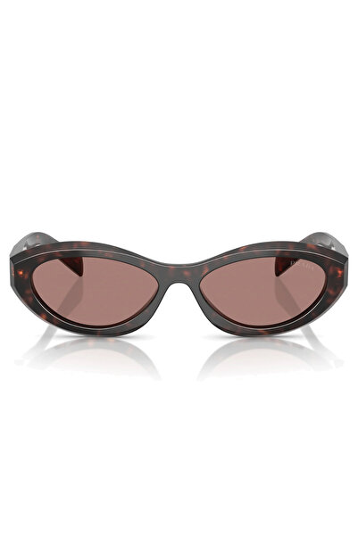 Prada Women Irregular Knight Sunglasses- Pr 26zs - Lense Size:55mm - Root Tortoise