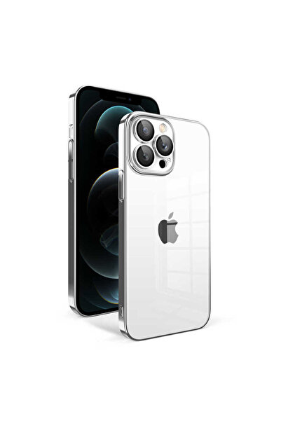 ECRUZ حافظة ECRZ متوافقة مع هاتف iPhone 12 Pro Max مع إطار ملون لحماية الكامي...