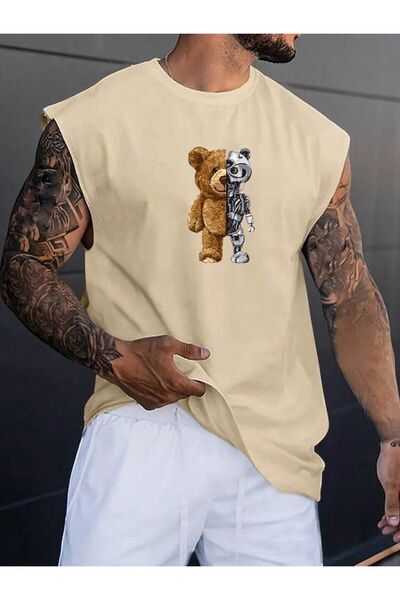 E-ROMA Αμάνικο μπλουζάκι με στάμπα Robokit