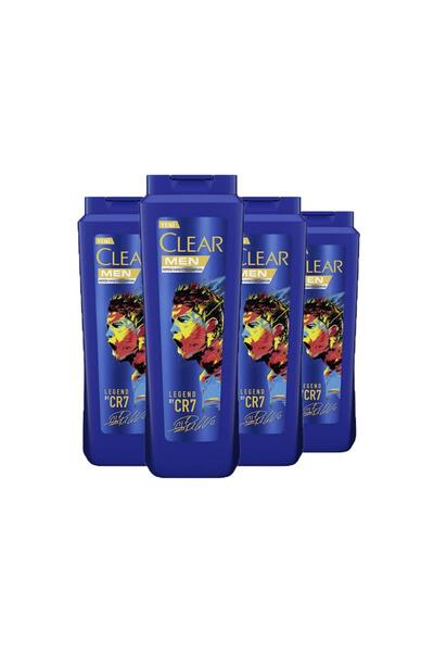 Clear Men Kepeğe Karşı Etkili Şampuan Legend By Cr7 Cristiano Ronaldo 325 ml x 4