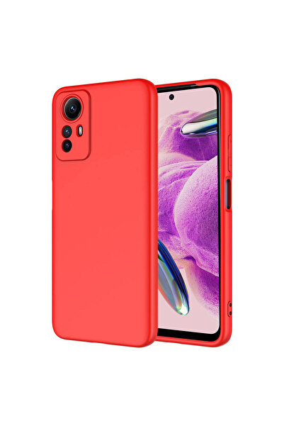 ECRUZ غطاء حماية لهاتف ريدمي نوت 12S من ECRZ مارا - أحمر