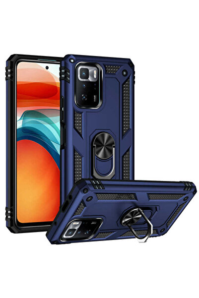 ECRUZ غطاء حماية لهاتف Poco X3 GT طراز ECRZ Vega - أزرق