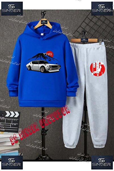 SS SİNSER Set de trening cu hanorac cu imprimeu special pentru copii, unisex,...