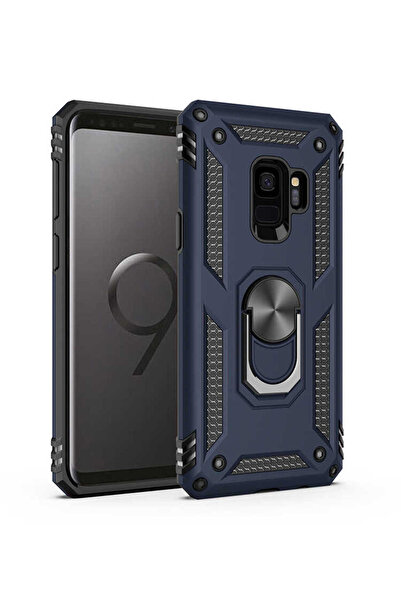 ECRUZ غطاء حماية لهاتف جالاكسي S9 من ECRZ - أزرق