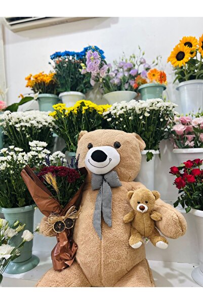 YAPAY Romantik Hediye: Kocaman Ayıcık ve Buket Kombini