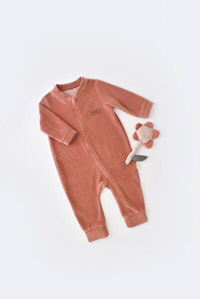 JollyMag Long sleeve jumpsuit with zipper, made of 80% cotton and 20% polyest...