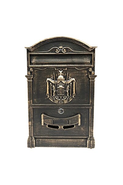 JollyMag Mailbox, antique gold, 26x9x41 cm
