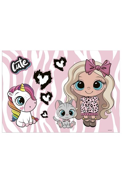 JollyMag 2-sided folded desk pad, POBF10, Kidea