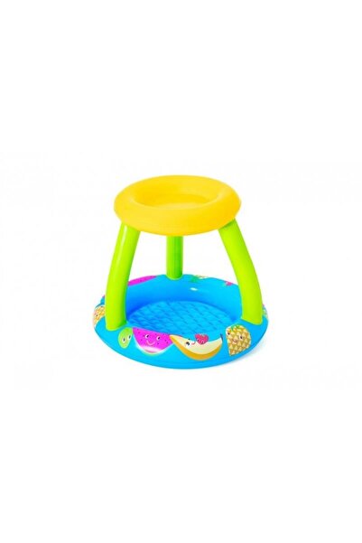 JollyMag Piscina gonflabila pentru copii, rotunda, cu acoperis, albastru, 94x89x79 cm, Bestway Fruit