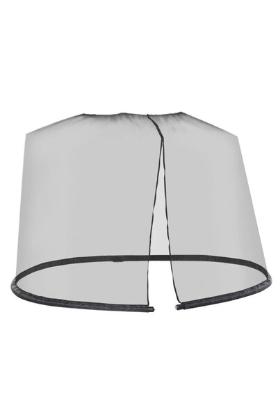 JollyMag Plasa tantari, muste si alte insecte, pentru umbrela de gradina, material Oxford, negru, 300x230 cm