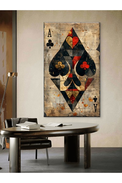 ESLEM İSKAMBİL KART TEMALI BASKILI KANVAS TABLO