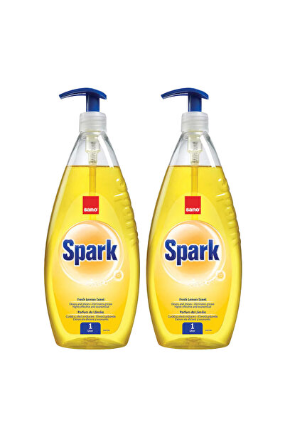 Sano Detergent de spălat vase Spark 1 L Lămâie X 2