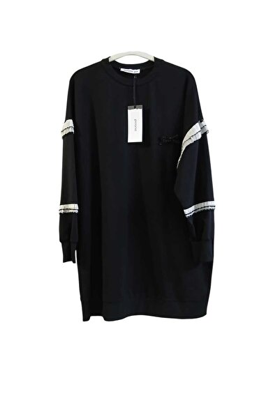 Puane Women's Combed Cotton Fabric Soft Tunic with Ruffle Detail on the Sleeves and Back 10718