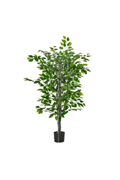 JollyMag Planta artificiala, ficus cu ghiveci, verde, 135 cm