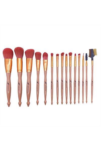 daroge طقم فرش مكياج احترافي من داروج - 15 فرشة