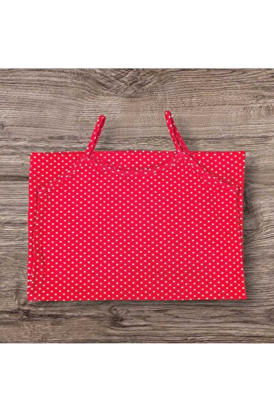 ESTA STORE Red and White Polka Dot Tank Top with String Straps