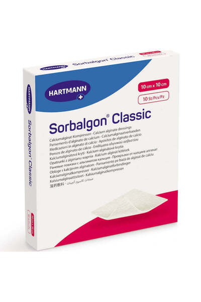 Other Pansament Sorbalgon Classic 10cm x 10cm, 10 bucati, Hartmann
