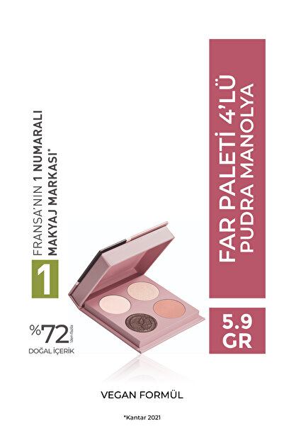 Yves Rocher 4-Color Eyeshadow Palette – Magnolia Powder-34265
