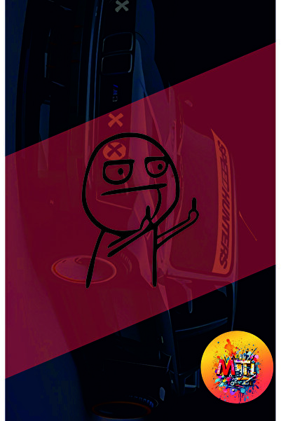 sticker ملصق زجاج السيارة والدراجة النارية من شركة جوست مان أوتو مقاس 15 × 11...