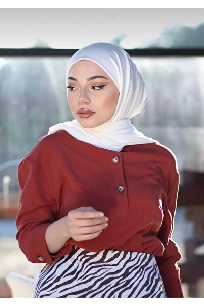 gül sezgin butik Women's Combed Cotton Shawl White