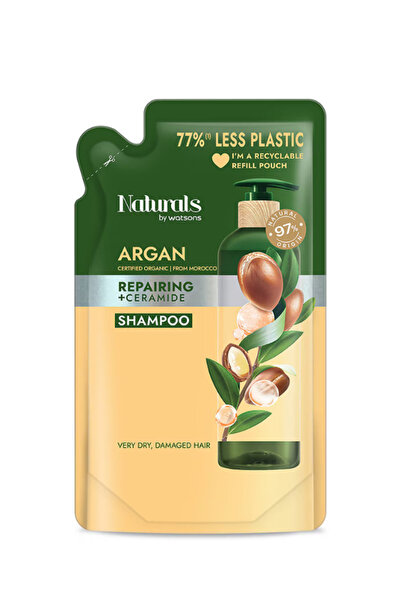 Naturals By Watsons شامبو الشعر بزيت الأرغان الطبيعي 450 مل - عناية مرطبة ومرممة