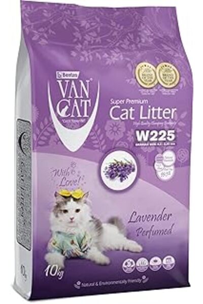 Genel Markalar Vancat® W225 - 10Kg Lavanta Bentonite Kedi Kumu