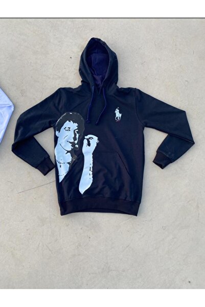 krevas TONYMONTANA BASKILI LACİVERT HOODİE