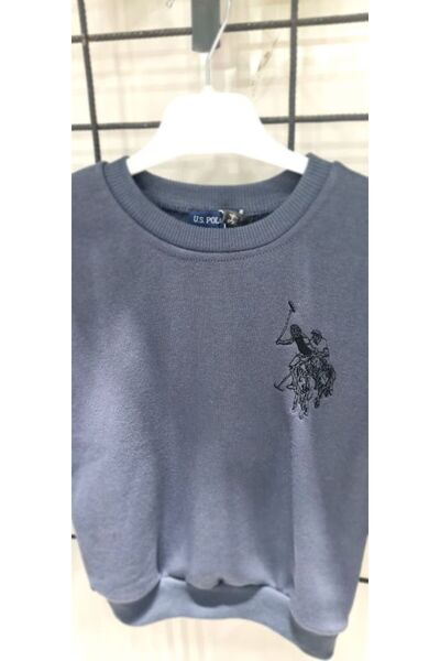 ALZEY GİYİM Erkek Çocuk Eşofman Takımı Alt Üst Takım 3-10 Yaş Arası - Gri