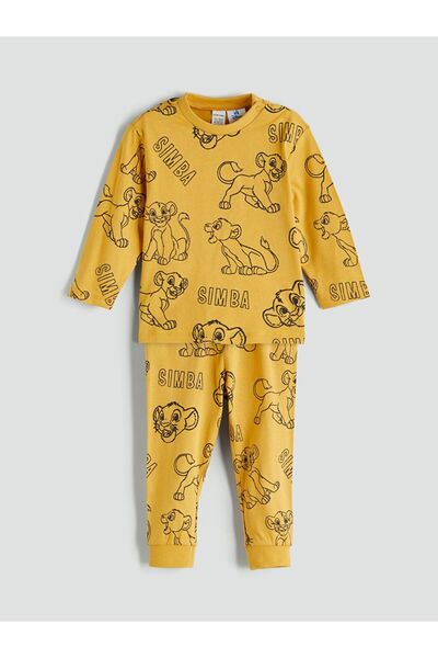 LC Waikiki Lcw Baby Lion King Printed Baby Boy Pajama Set