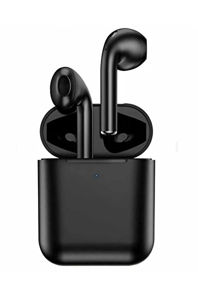 Bd سماعات أذن لاسلكية TWS بحبل تعليق وشحن لاسلكي بلوتوث 5.3 أسود