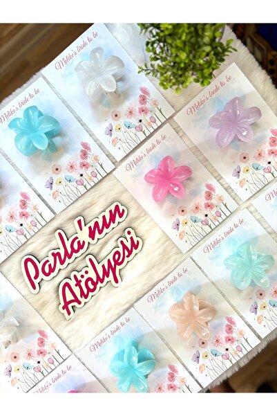 SOFT 10 adet söz nişan doğum kına mevlid bride hediyelik lotus toka