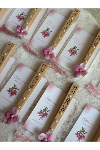 SOFT 10 adet söz nişan nikah doğum kına bride hediyelik yelpaze