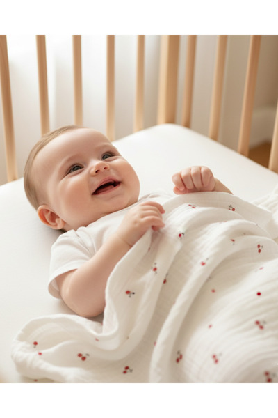 Zezig Cherry Müslin Örtü