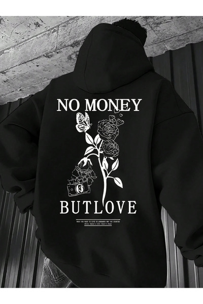 COHERENT Unisex Men/Women Butlove Star Colorful Custom Printed Cotton Oversize Hooded Sweatshirt