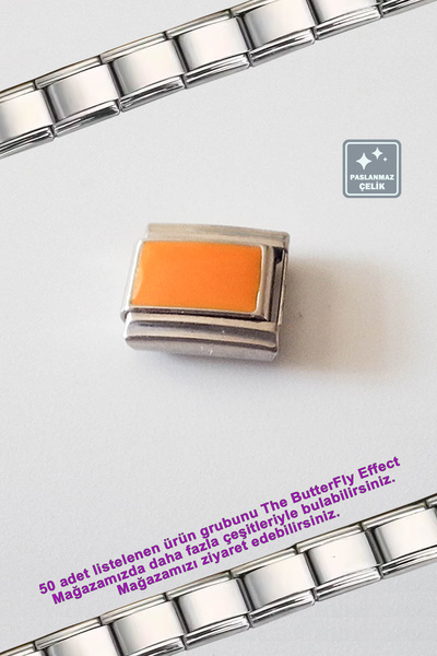 Miss TBee Italian Steel Bracelet - Single Charm