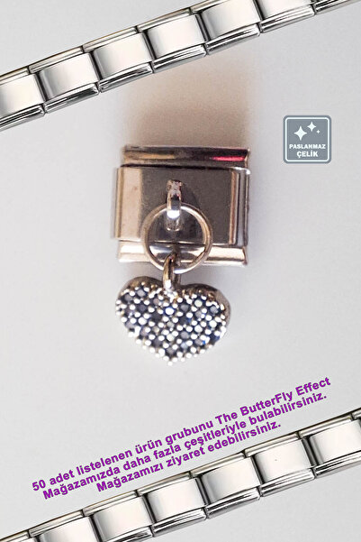 Miss TBee Italian Steel Bracelet - Single Charm