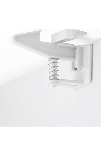 Go İthalat Baby Child Safety Proofing Adhesive Holder Hidden Security Lock for Drawer and Cabinet (5273)