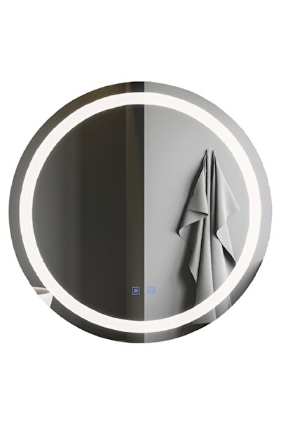 OPTIM DEKO Oglindă rotundă, 70 x 70 cm, iluminată, funcție anti-aburire, ecra...