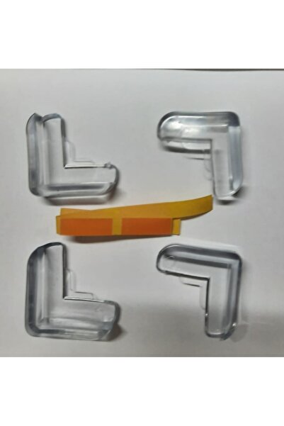 Go İthalat 8-Piece Table Coffee Table Corner Protector Silicone - Child Protection Device (5273)