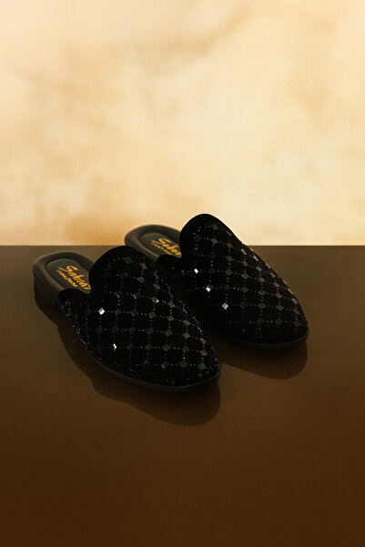 Behtah Kundura Kadın Taşlı Ev Terliği Kadın Terlik Çeyiz Terliği Kışlık Terli...