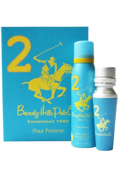 Beverly Hills Polo Club Women's Gift Set: 50ml Eau de Parfum & 150ml Body Spray
