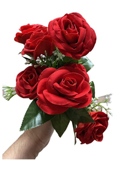 GÜVEN Plastik Yapay Gül Çiçek Tek Dal