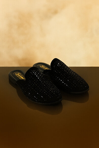 Behtah Kundura Жіночі капці з камінцями Жіночі капці Капці для приданого Зимові капці Капці для гостей