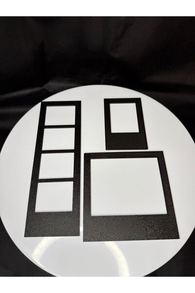 MYA DESİGN JEWERLY 3D Photo Frame Fridge Magnet 3-Piece Product Gift Home Ornament Decorative